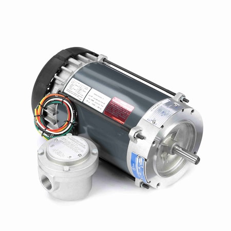 Leeson 0.75 Hp Explosion Proof Motor, 1 Phase, 1800 Rpm G857